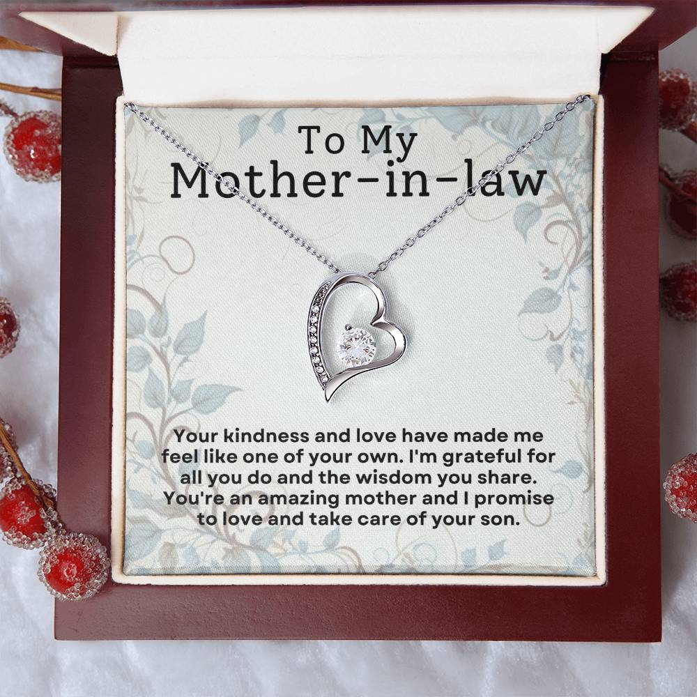 To My Mother In Law-Kindness & Love-Endless Love Necklace