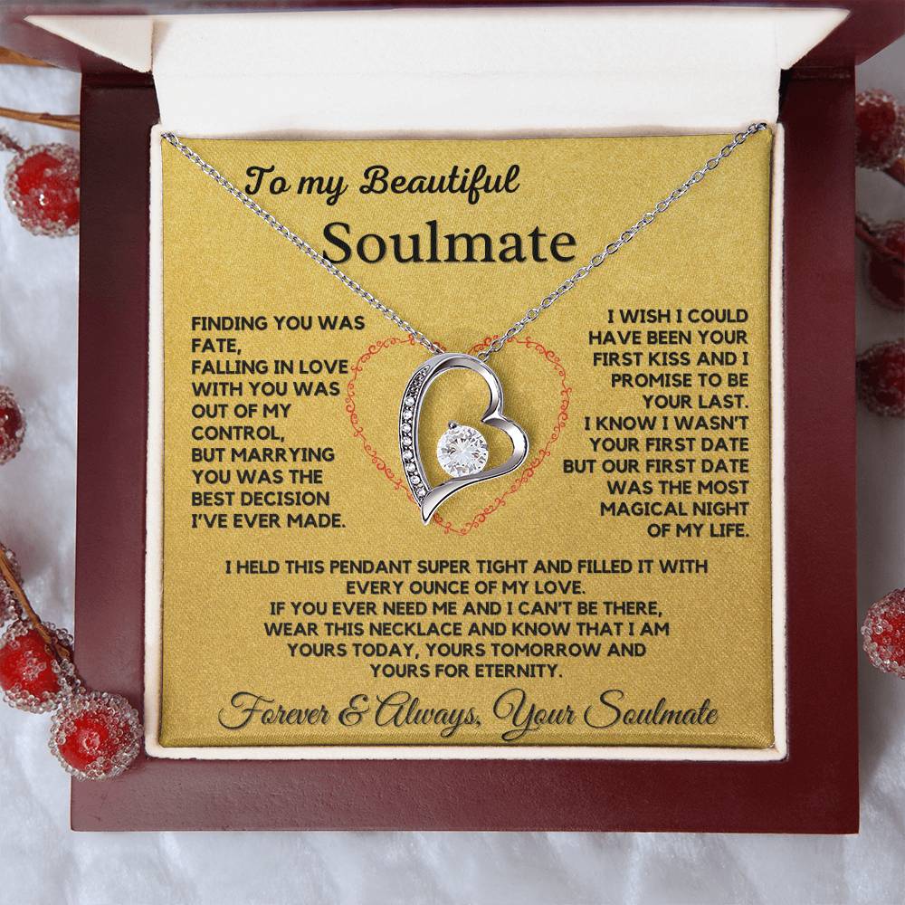 Forever Love Necklace-To My Soulmate