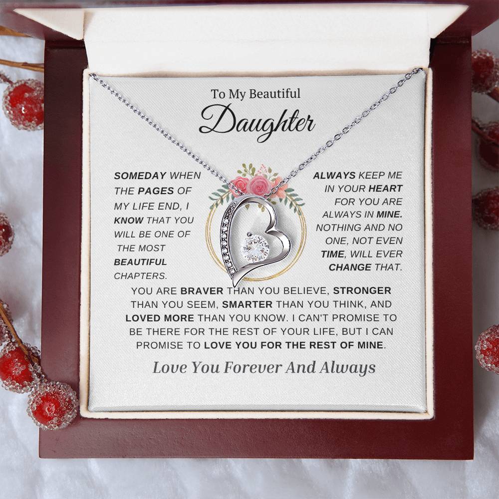 (ALMOST SOLD OUT) Braver Than You Believe-Daughter Necklace