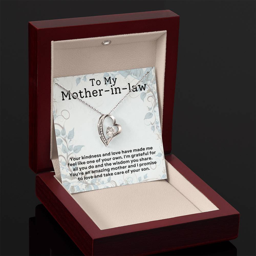 To My Mother In Law-Kindness & Love-Endless Love Necklace