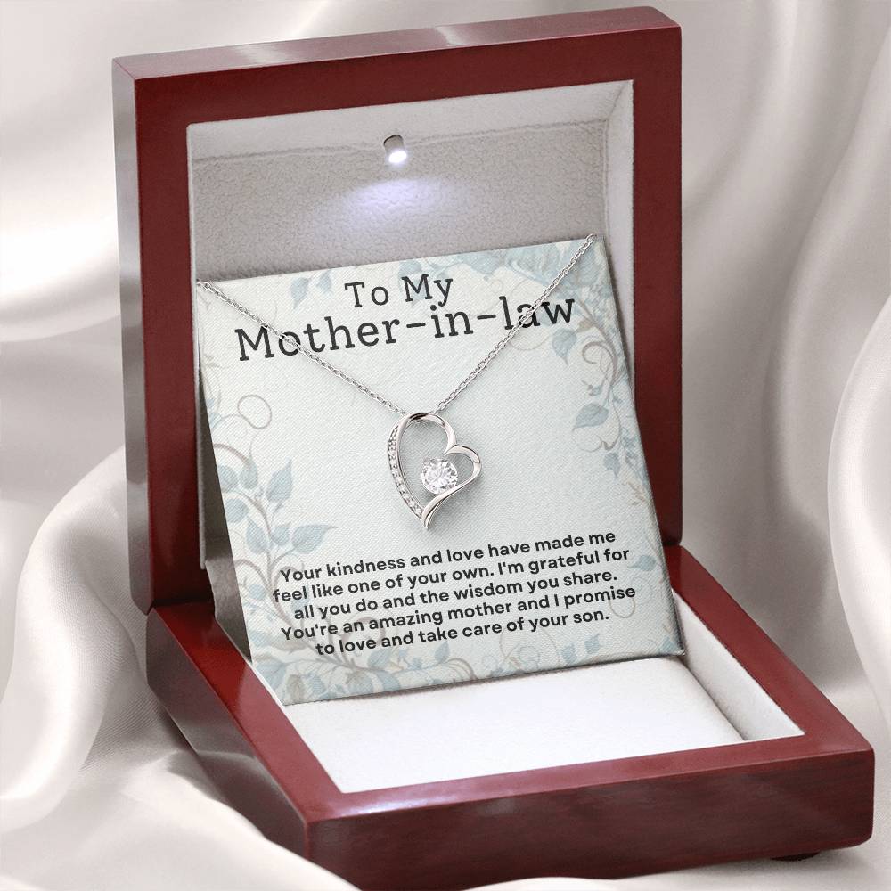 To My Mother In Law-Kindness & Love-Endless Love Necklace