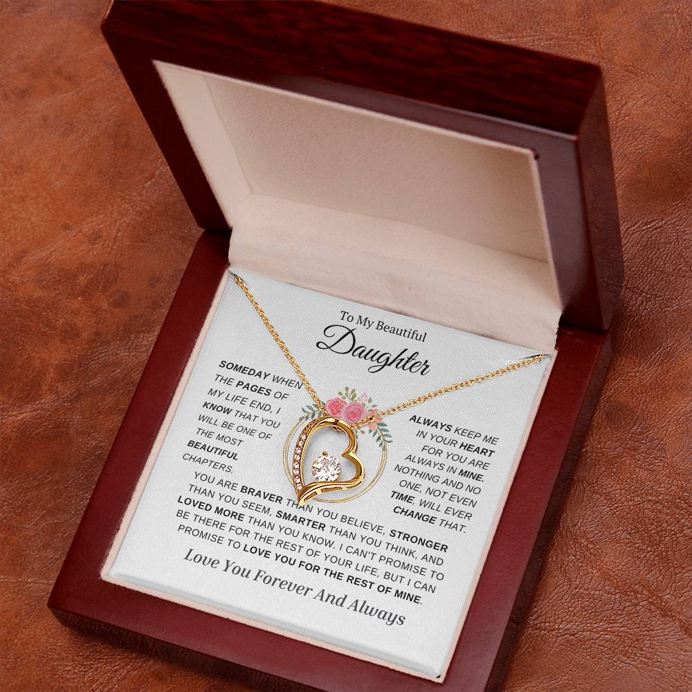 (ALMOST SOLD OUT) Braver Than You Believe-Daughter Necklace