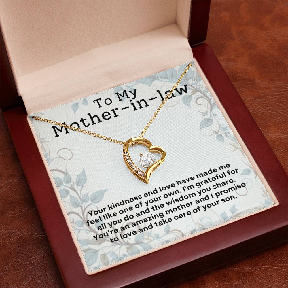 To My Mother In Law-Kindness & Love-Endless Love Necklace