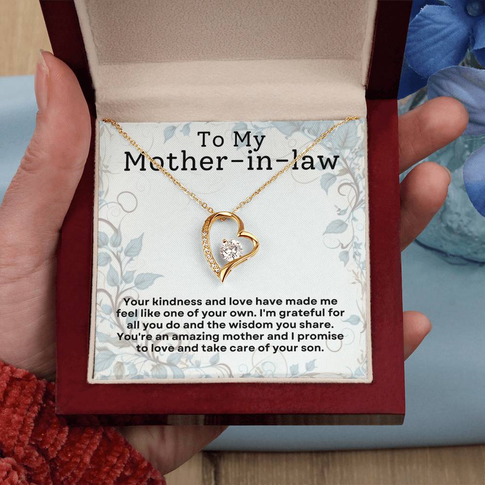 To My Mother In Law-Kindness & Love-Endless Love Necklace