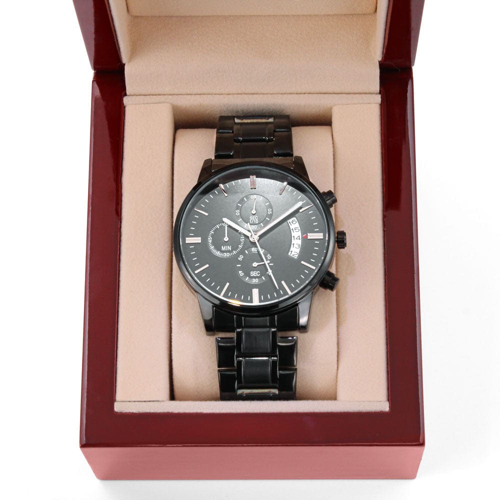 Custom Engraved Watch- Ideal Graduation Gift. A Keepsake He Will Treasure.