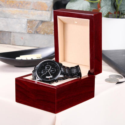 Custom Engraved Watch- Ideal Graduation Gift. A Keepsake He Will Treasure.