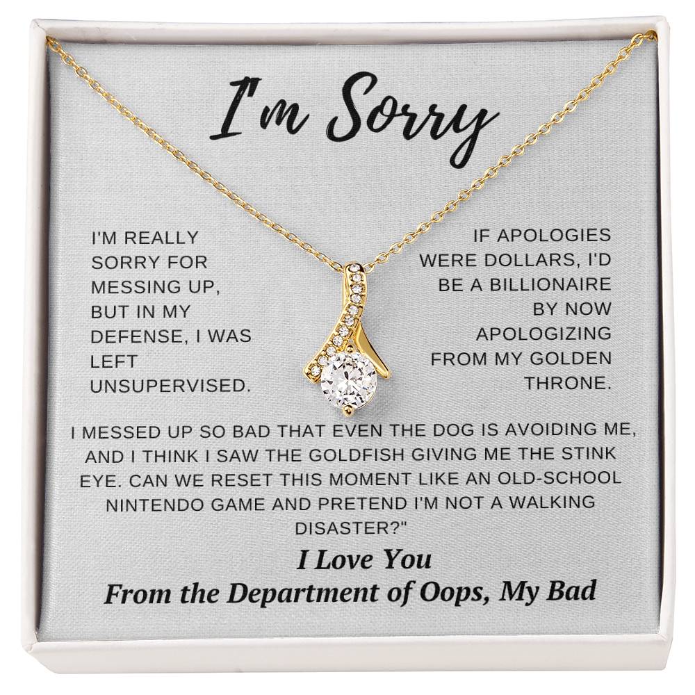 I messed up so bad that even the dog is avoiding me - Enchanting Beauty Necklace