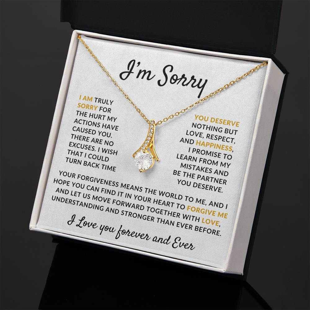 I AM TRULY SORRY - ENCHANTING BEAUTY NECKLACE