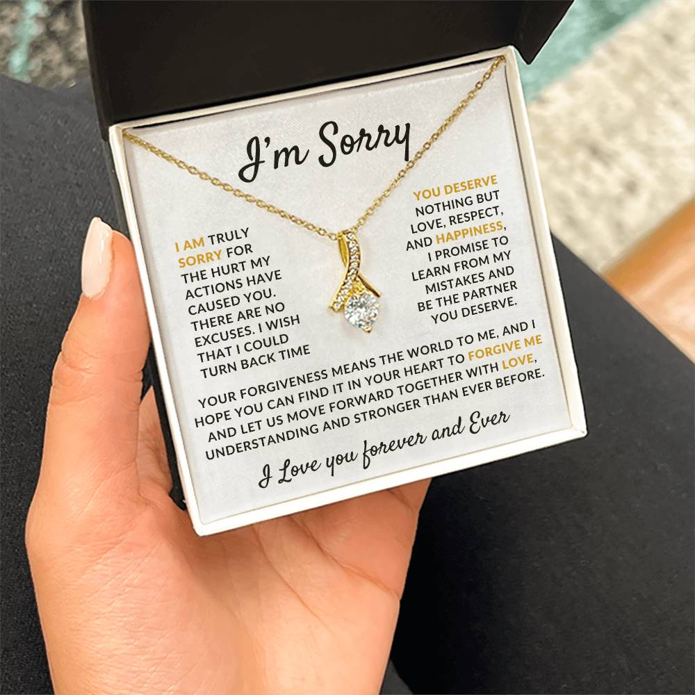 I AM TRULY SORRY - ENCHANTING BEAUTY NECKLACE