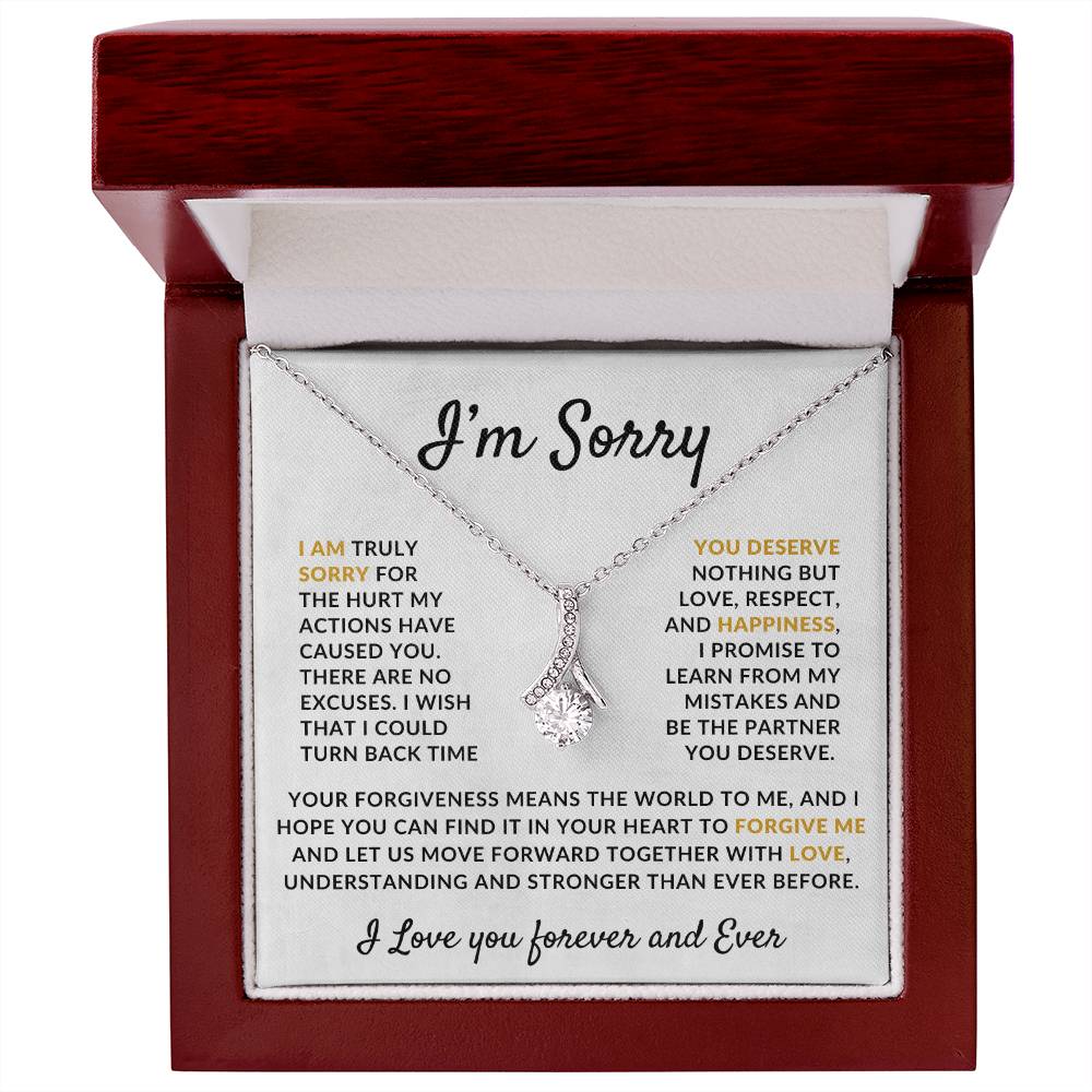 I AM TRULY SORRY - ENCHANTING BEAUTY NECKLACE