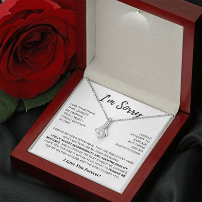 Apology Gift for Her- I Fully Accept Responsibility- Enchanting Beauty Necklace