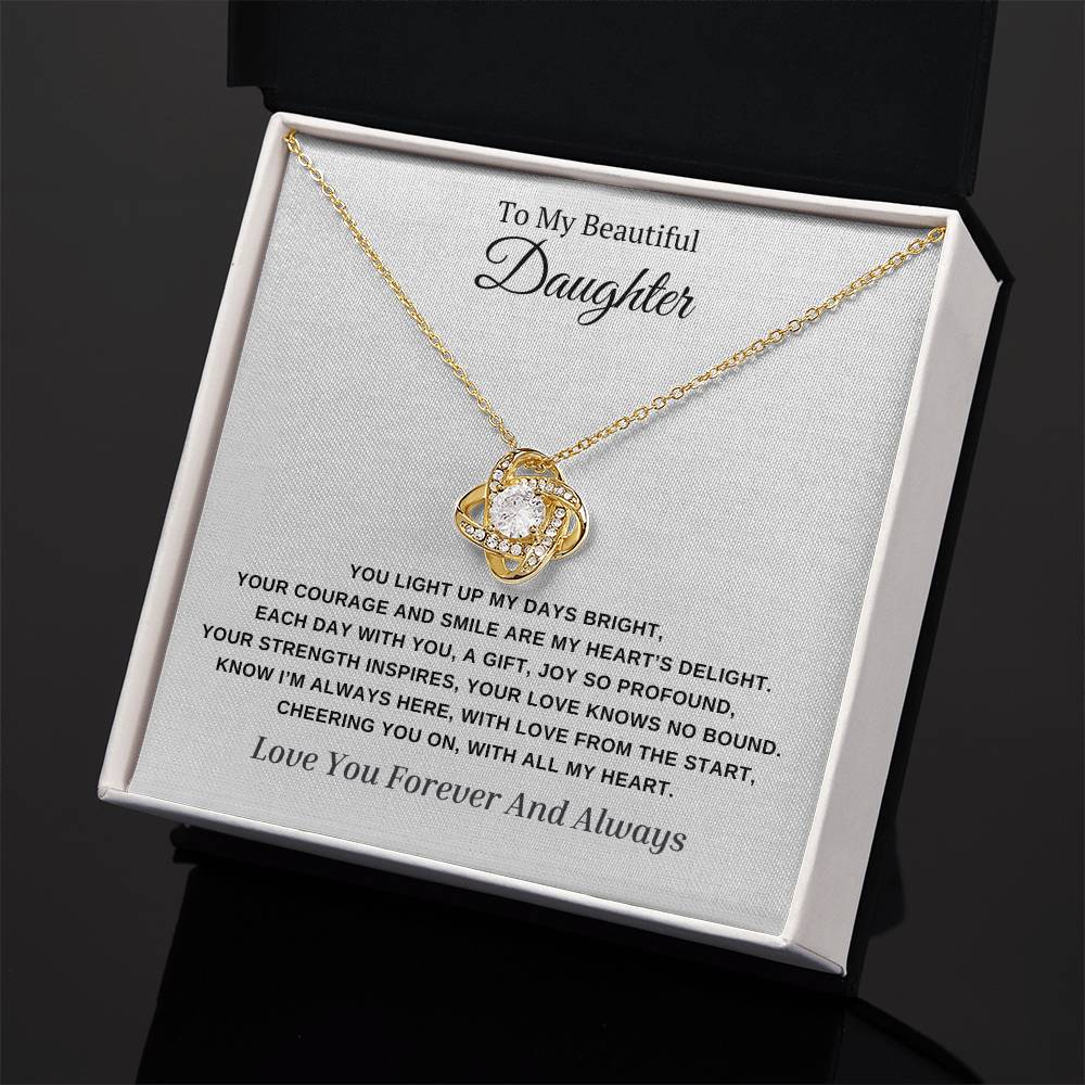 YOU LIGHT UP MY DAYS BRIGHT- FOREVER TOGETHER NECKLACE