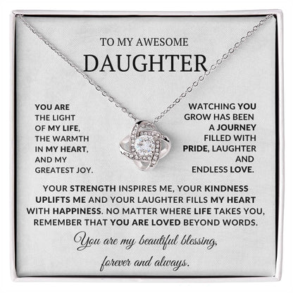 You are Loved Beyond Words - Forever Together Necklace