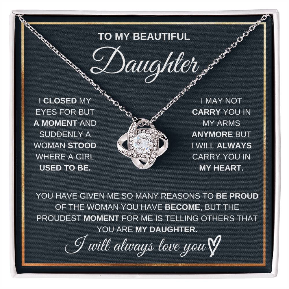 Daughter, I Will Always Love You-Forever Together Necklace.