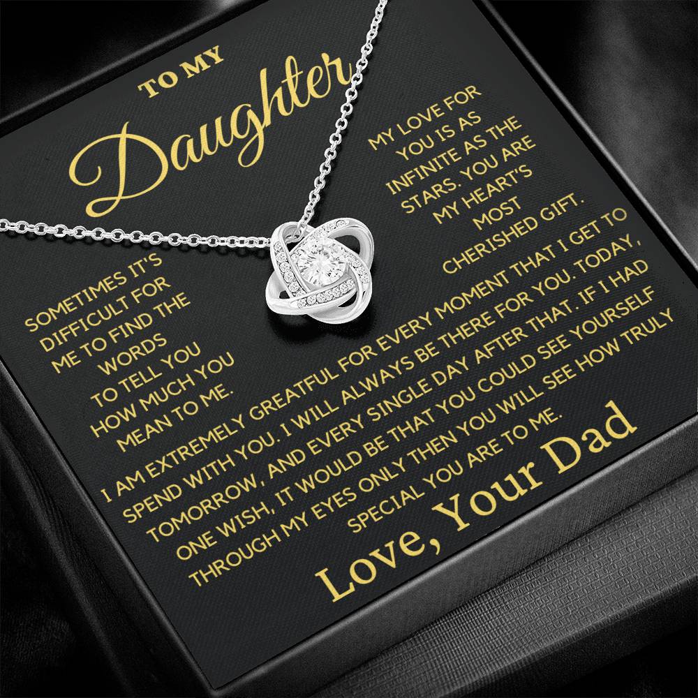 To My Daughter-You Are My Hearts Most Cherished Gift- Love Dad