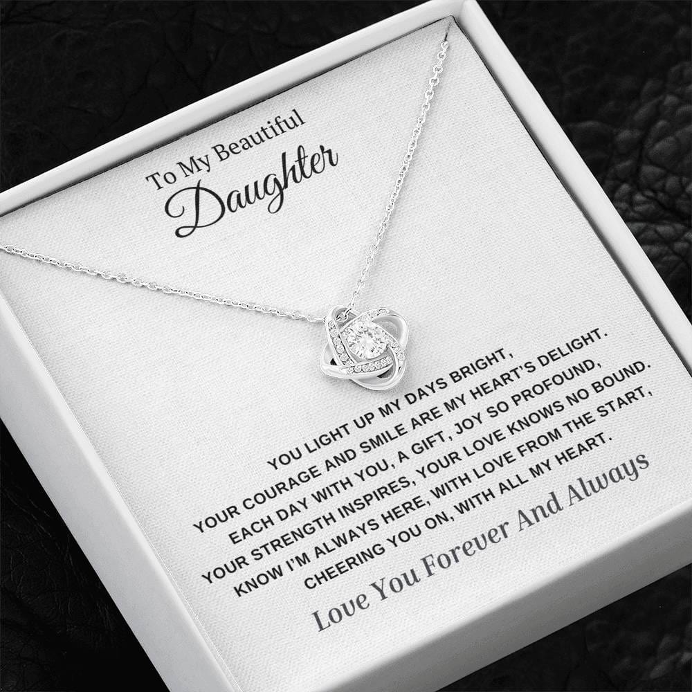 YOU LIGHT UP MY DAYS BRIGHT- FOREVER TOGETHER NECKLACE