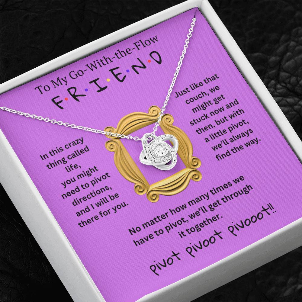 To My Go-With-the-Flow F R I E N D - Forever Together Necklace