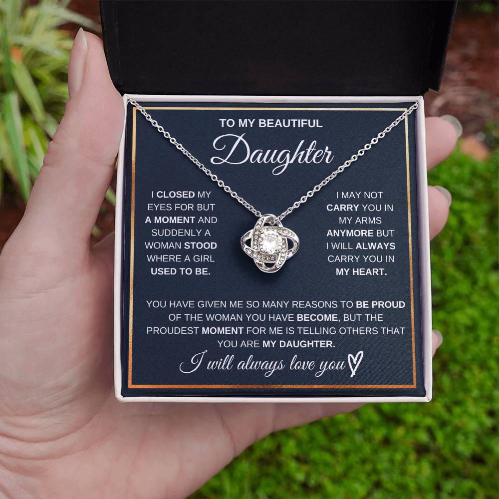 Daughter, I Will Always Love You-Forever Together Necklace.