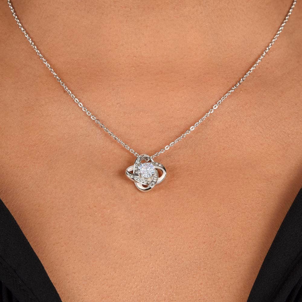 To My Soulmate  Love Knot Necklace