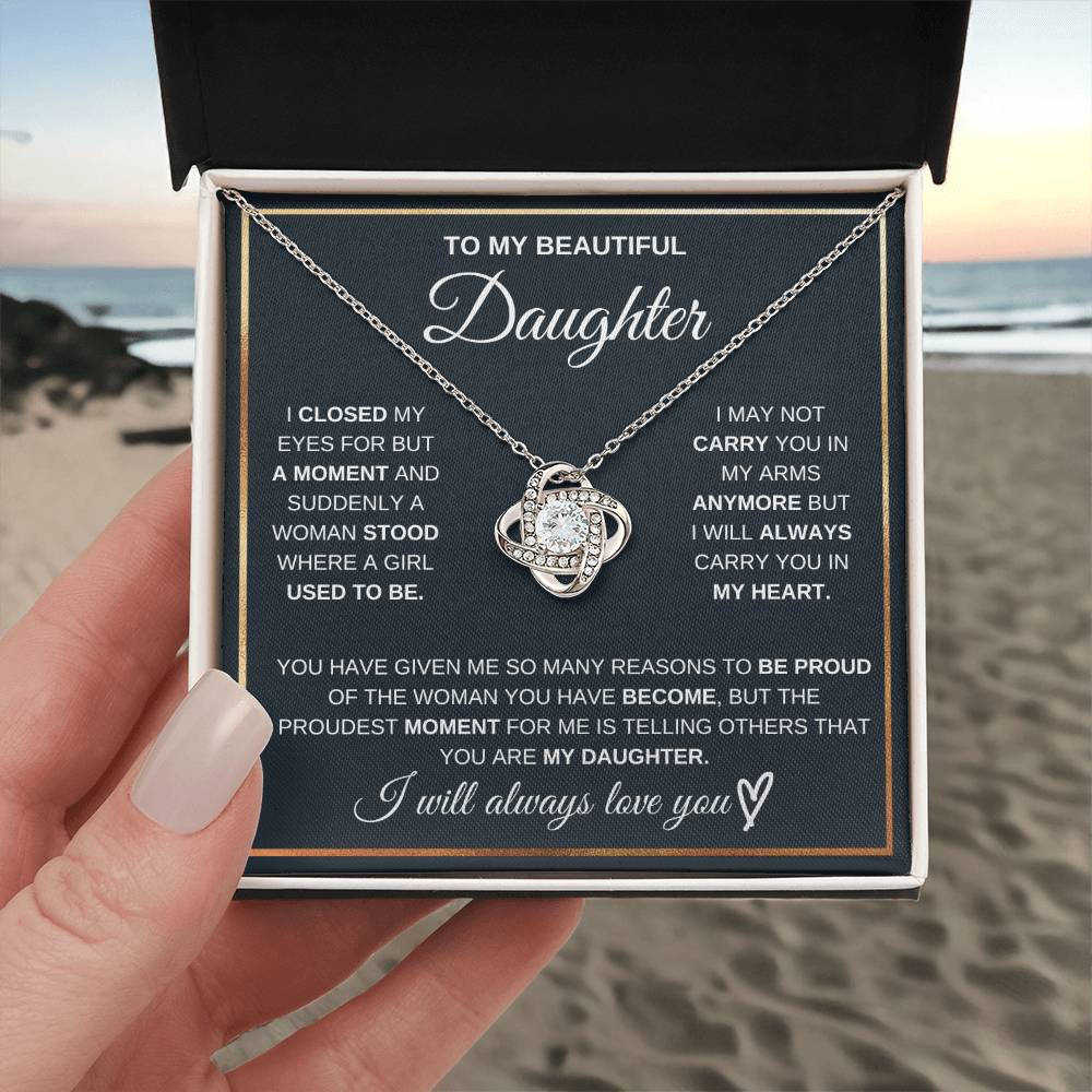 Daughter, I Will Always Love You-Forever Together Necklace.