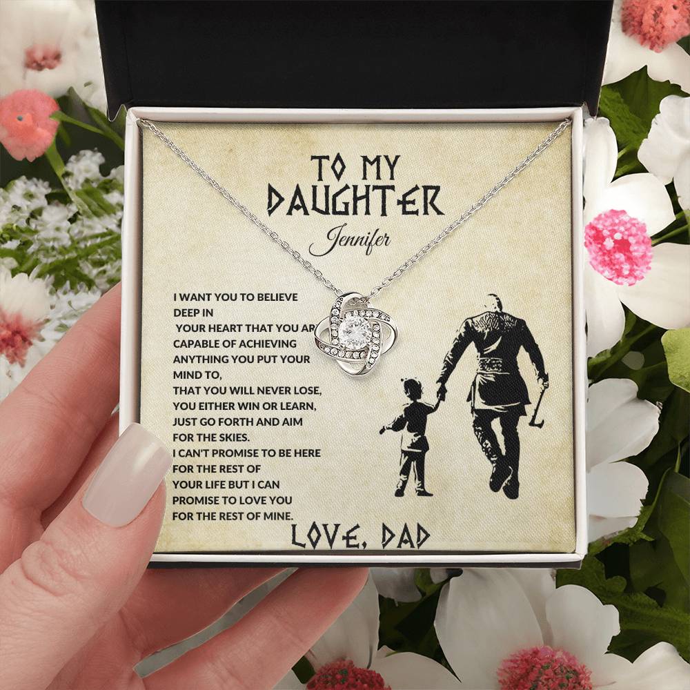 To My Daughter-Forever Together Necklace-(Best Seller!)