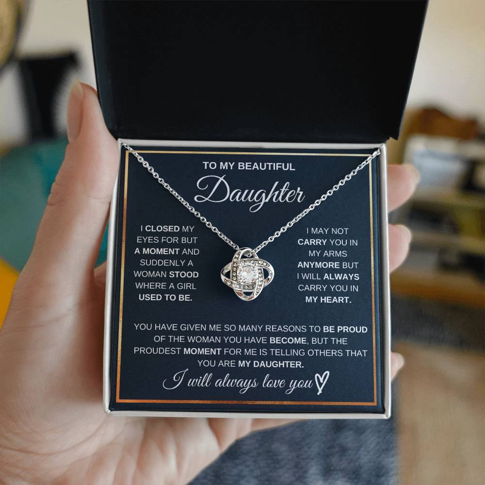 Daughter, I Will Always Love You-Forever Together Necklace.