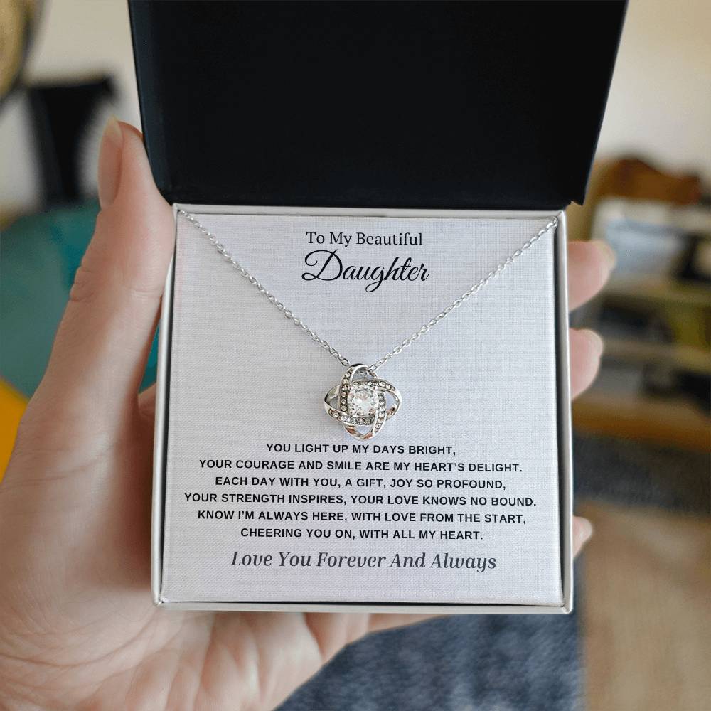 YOU LIGHT UP MY DAYS BRIGHT- FOREVER TOGETHER NECKLACE