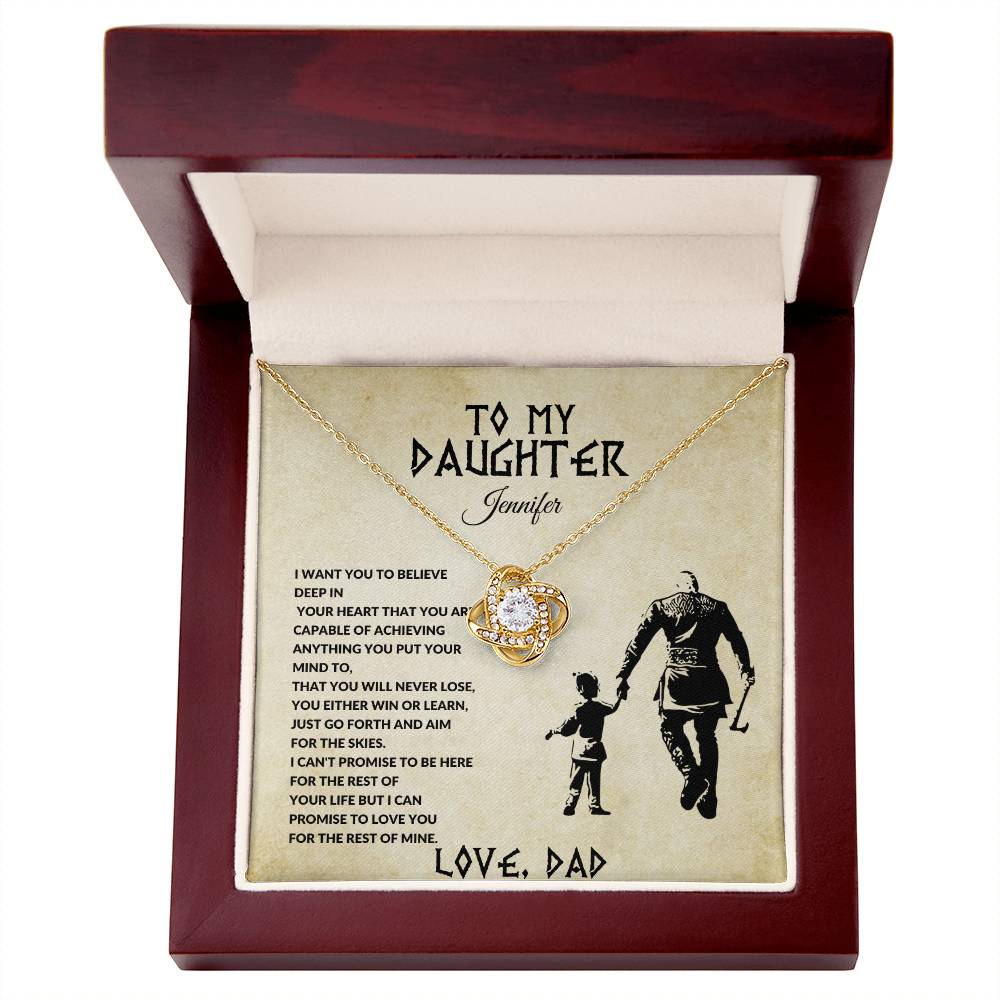 To My Daughter-Forever Together Necklace-(Best Seller!)