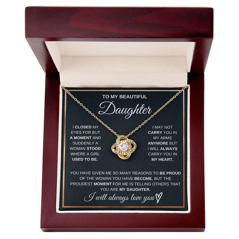 Daughter, I Will Always Love You-Forever Together Necklace.