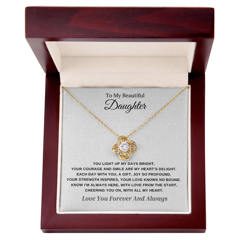 YOU LIGHT UP MY DAYS BRIGHT- FOREVER TOGETHER NECKLACE