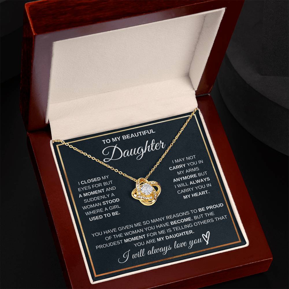 Daughter, I Will Always Love You-Forever Together Necklace.