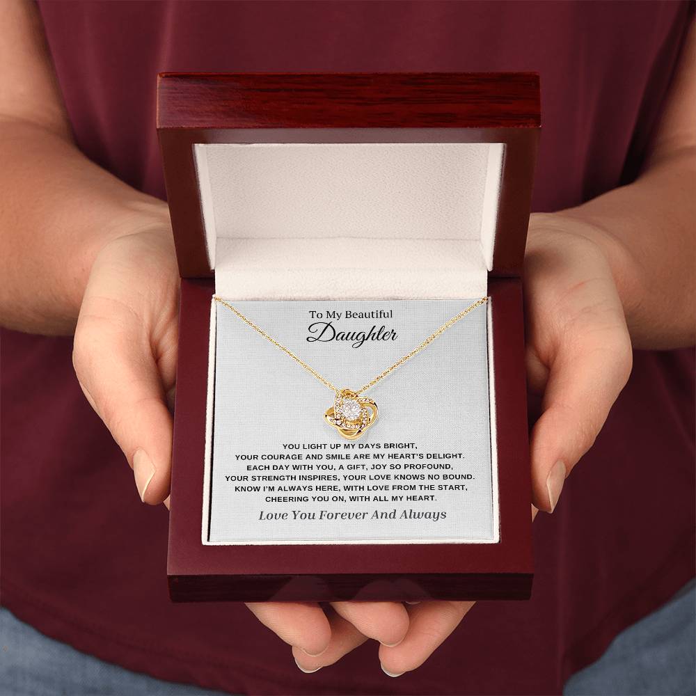 YOU LIGHT UP MY DAYS BRIGHT- FOREVER TOGETHER NECKLACE