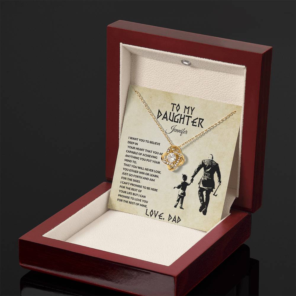 To My Daughter-Forever Together Necklace-(Best Seller!)