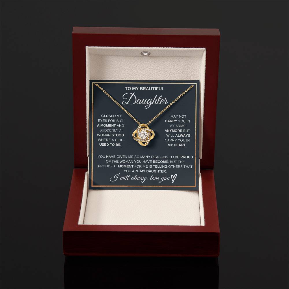 Daughter, I Will Always Love You-Forever Together Necklace.