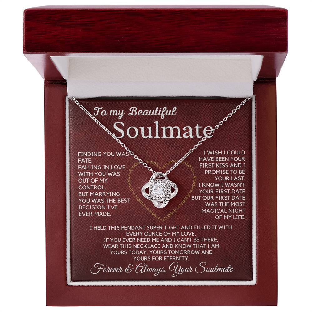 Soulmate-Every Ounce Of My Love-Love Knot Necklace