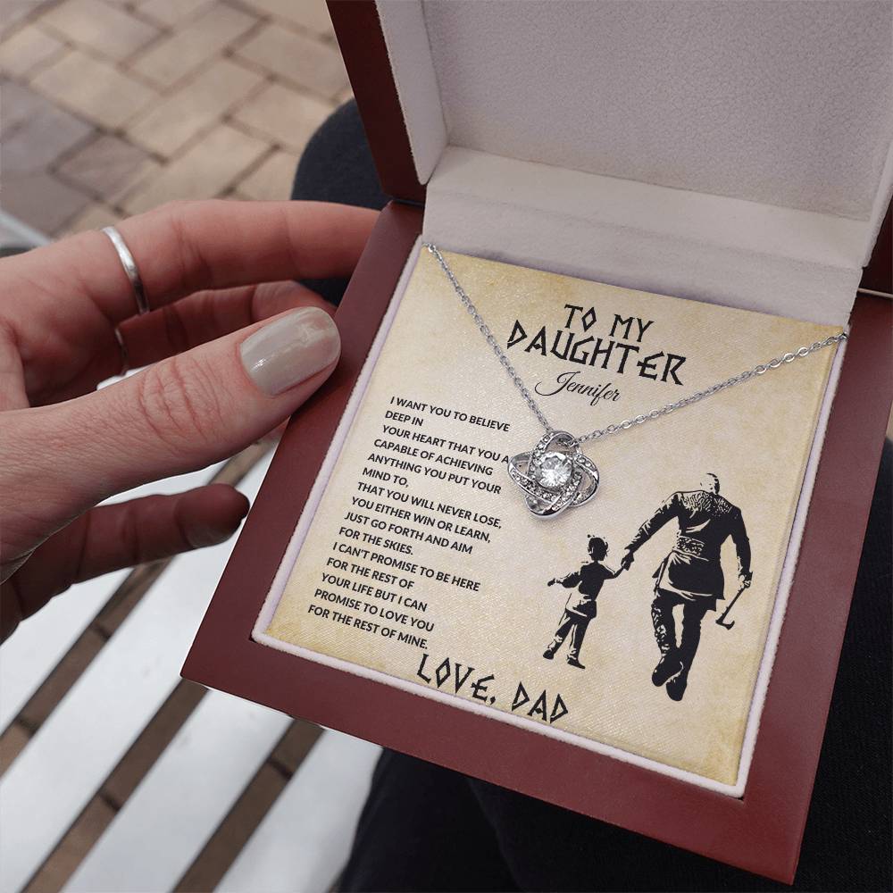 To My Daughter-Forever Together Necklace-(Best Seller!)