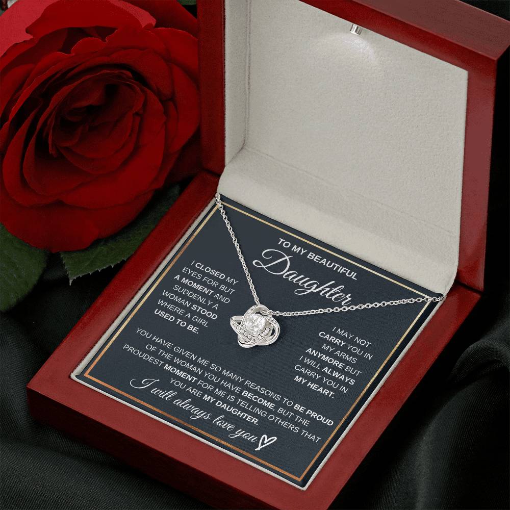 Daughter, I Will Always Love You-Forever Together Necklace.