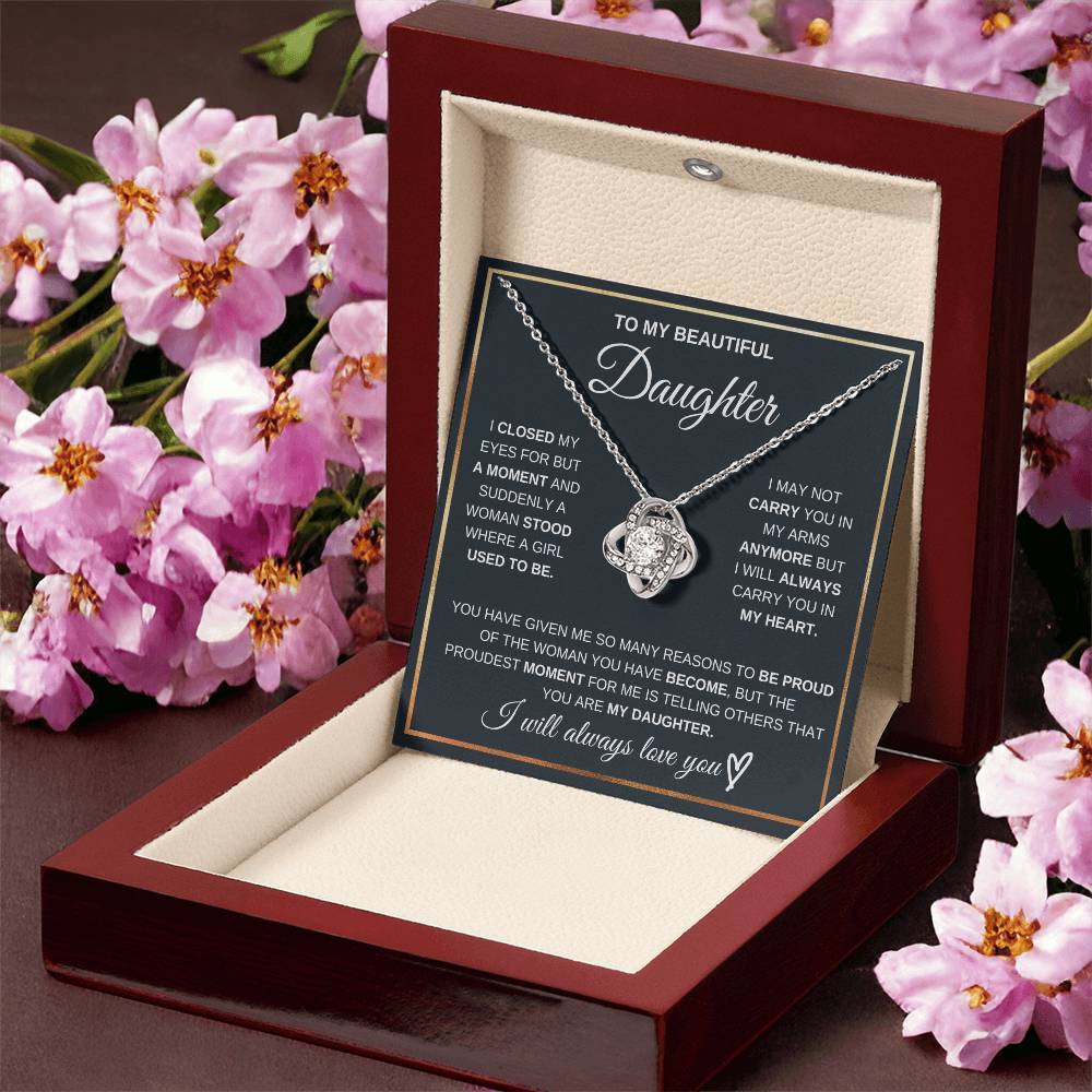 Daughter, I Will Always Love You-Forever Together Necklace.