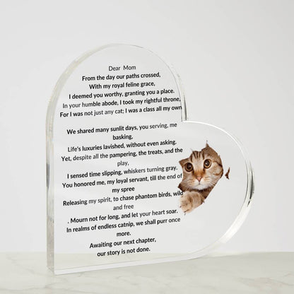 Cat Acrylic Memorial Plaque