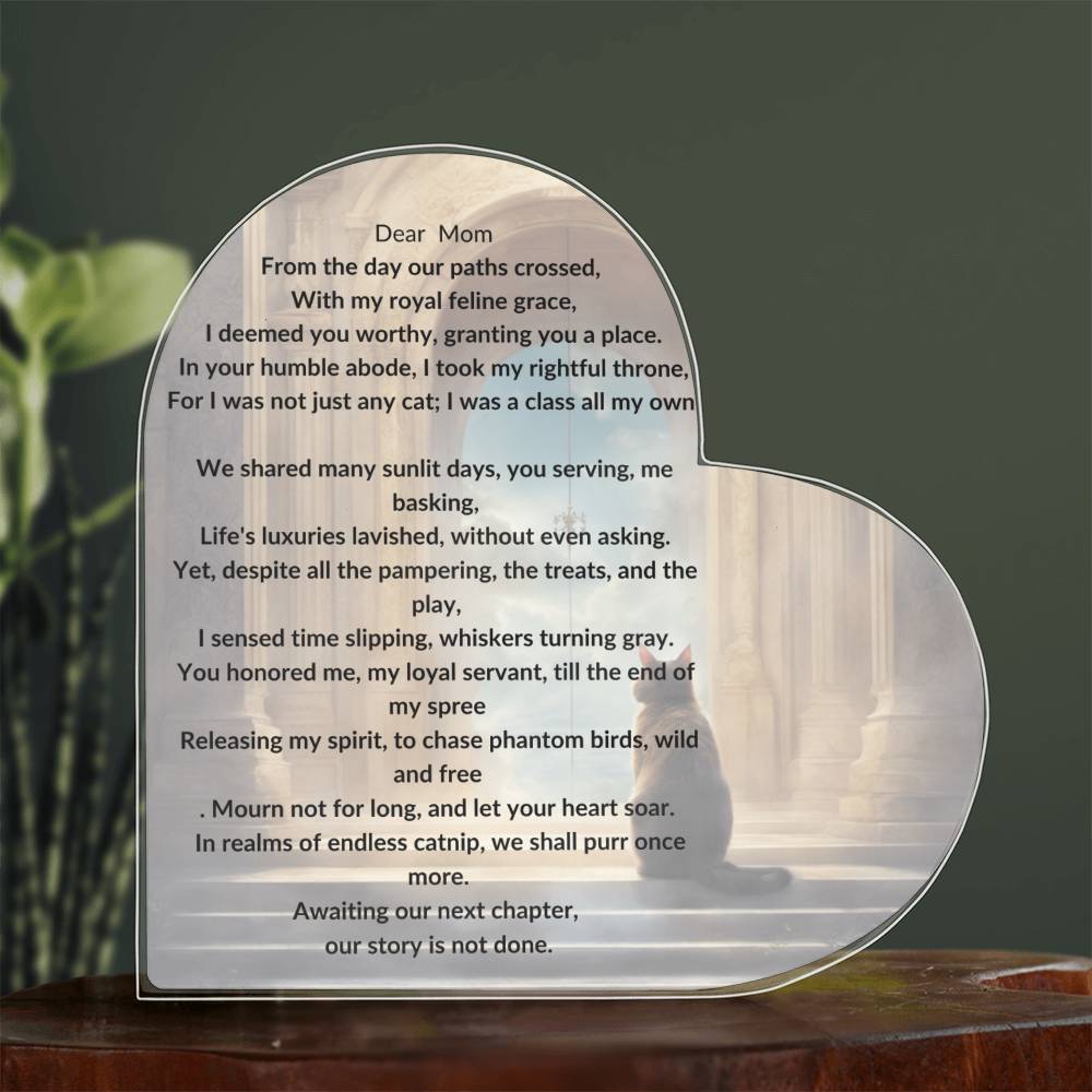 Spoiled Cat Memorial Plaque