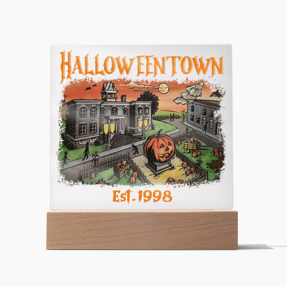 Placa acrílica más vendida de HalloweenTown-Acrylic