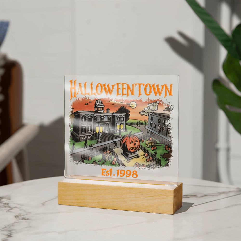 Placa acrílica más vendida de HalloweenTown-Acrylic