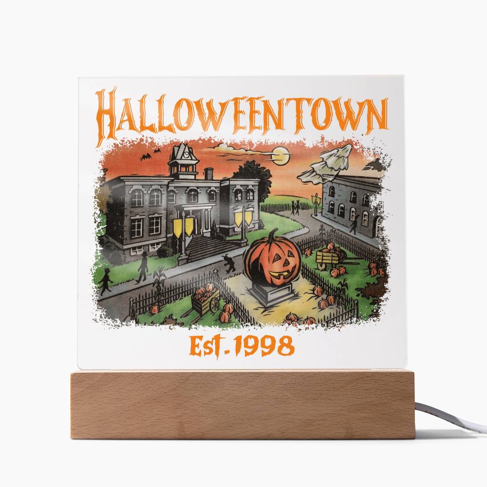 Placa acrílica más vendida de HalloweenTown-Acrylic