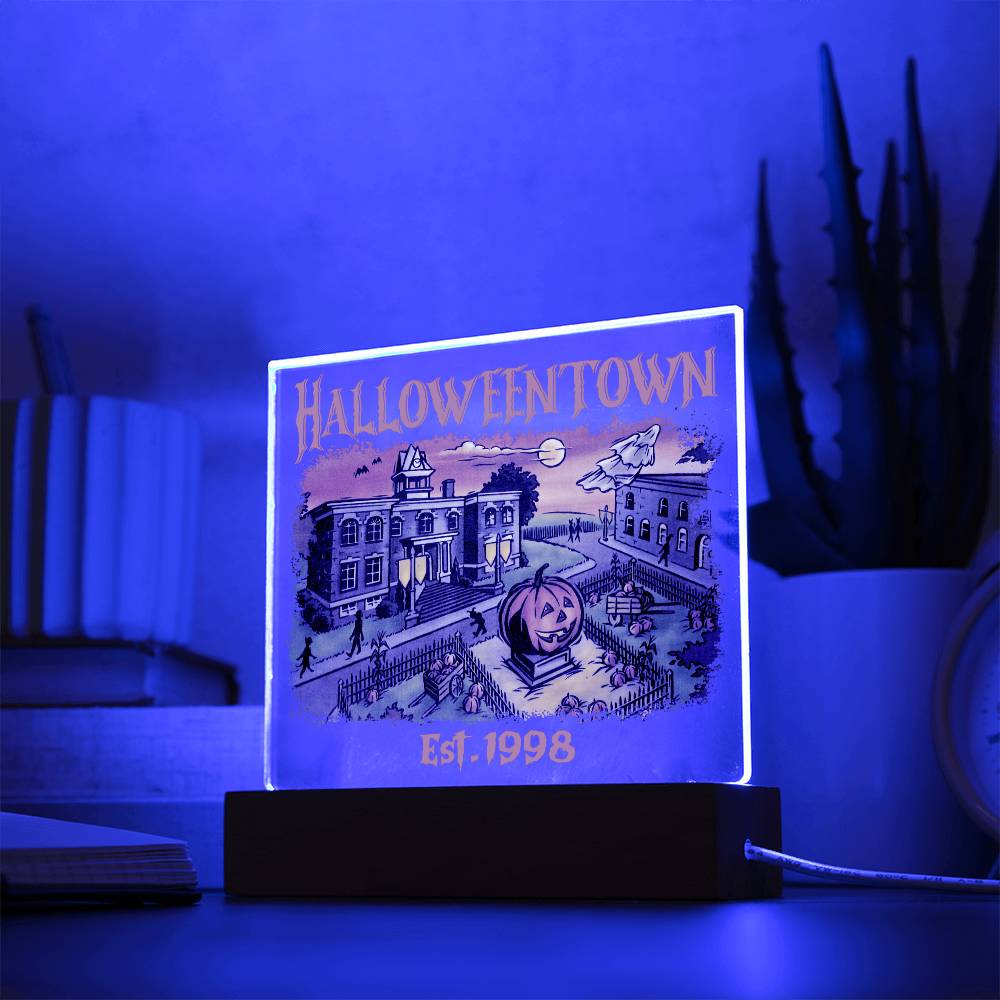 Placa acrílica más vendida de HalloweenTown-Acrylic