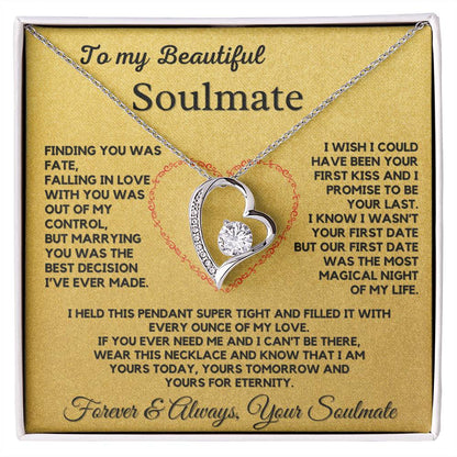 Forever Love Necklace-To My Soulmate