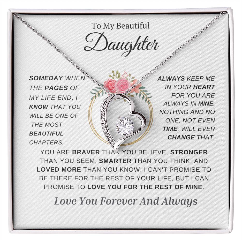 (ALMOST SOLD OUT) Braver Than You Believe-Daughter Necklace