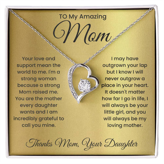 Thanks Mom -Forever Love Necklace From Daughter