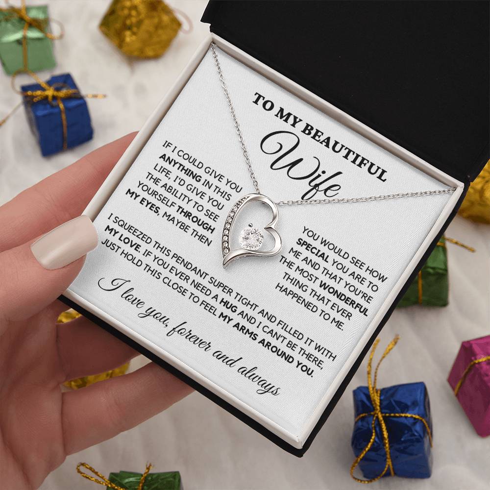 To My Wife- I Promise To Be Your Last-Forever Love Necklace