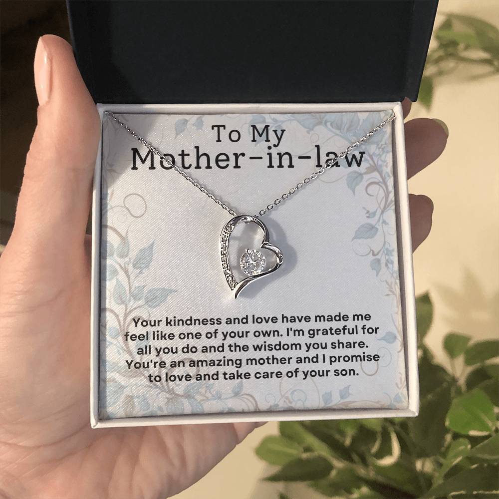 To My Mother In Law-Kindness & Love-Endless Love Necklace