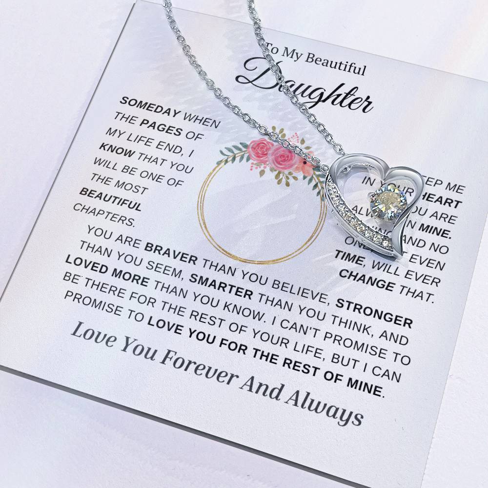 (ALMOST SOLD OUT) Braver Than You Believe-Daughter Necklace